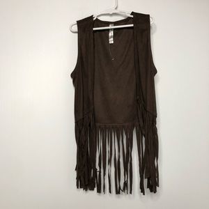 Western Style Fringe Vest